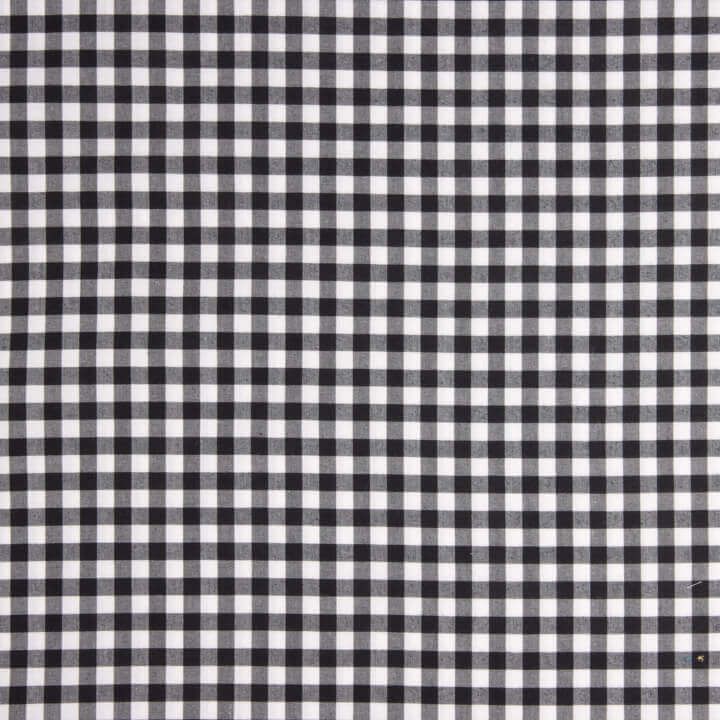 Cuadros Vichy Basic Negro Grande 8 mm - Ribes y Casals