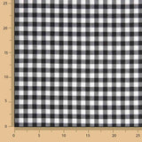 Cuadros Vichy Basic Negro Grande 8 mm - Ribes y Casals