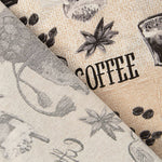 Loneta Estampada Café, Cafeteras y Granos - Ribes y Casals