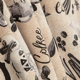 Loneta Estampada Café, Cafeteras y Granos - Ribes y Casals