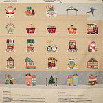 Panel Algodón Calendario de Adviento Infantil Aventura de Papá Noel – DIY - Ribes y Casals