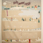 Panel Algodón Calendario de Adviento Infantil Aventura de Papá Noel – DIY - Ribes y Casals
