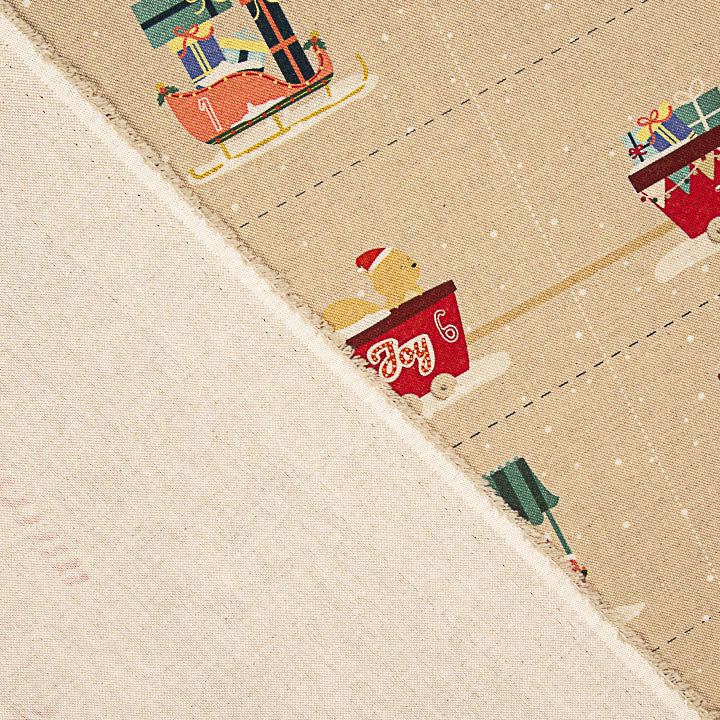 Panel Algodón Calendario de Adviento Infantil Aventura de Papá Noel – DIY - Ribes y Casals