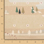 Panel Algodón Calendario de Adviento Infantil Aventura de Papá Noel – DIY - Ribes y Casals