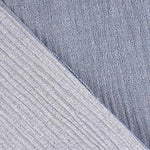 Doble Gasa Chambray Azul Denim - Ribes y Casals