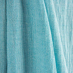 Doble Gasa Chambray Azul Turquesa - Ribes y Casals