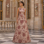 Brocado Jardín Imperial Burdeos y Oro - Ribes y Casals