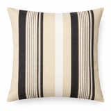 Lona Exterior Teflón Rayas Anchas Variables Negro 320cm - Ribes y Casals