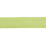 Cinta de Espiga Algodón 30 mm Verde Lima - Ribes y Casals