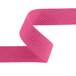 Cinta de Espiga Algodón 30 mm Rosa Fucsia - Ribes y Casals