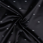 Raso Viscosa Estampado Minimal Negro - Ribes y Casals