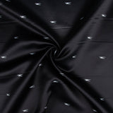 Raso Viscosa Estampado Minimal Negro - Ribes y Casals