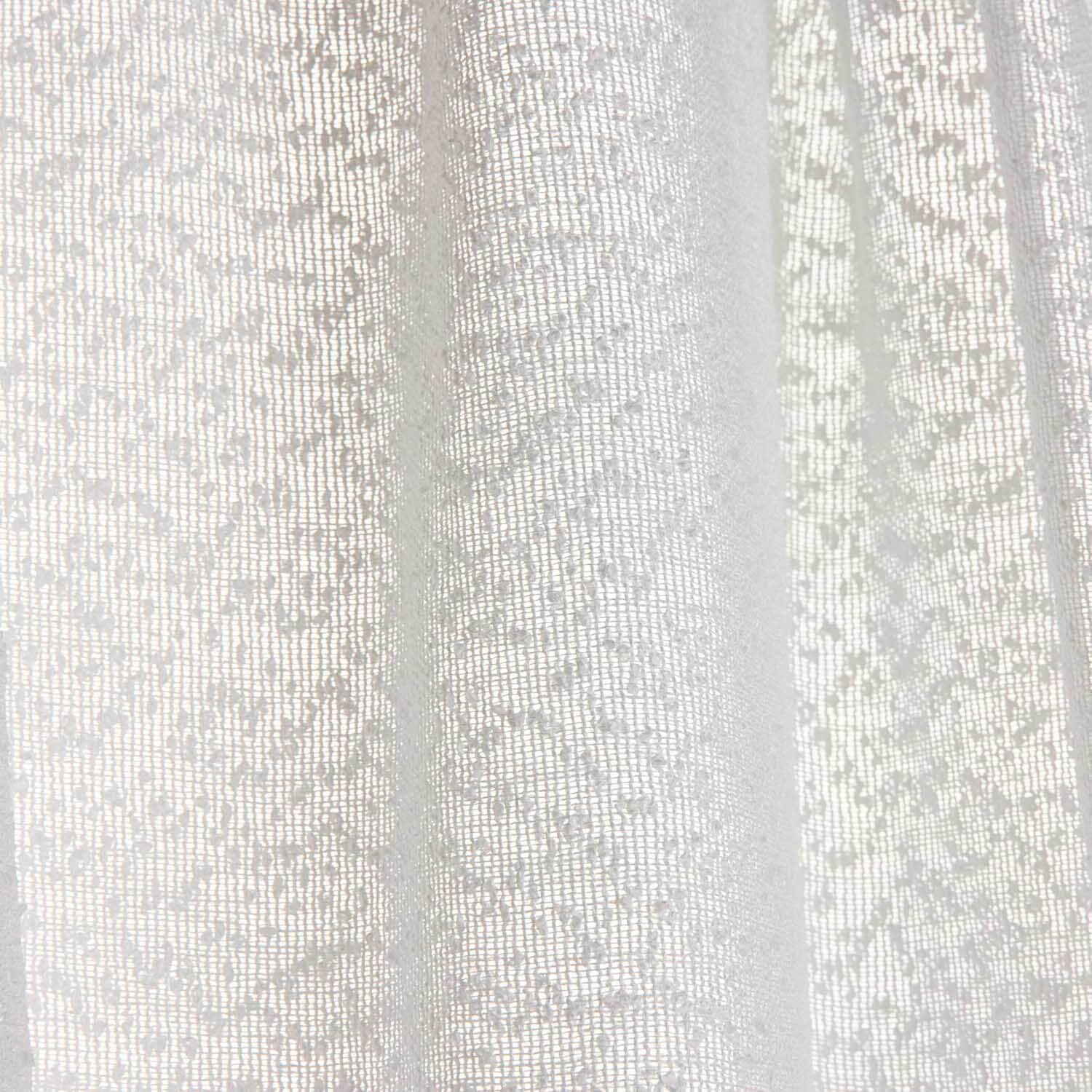 Visillo Bouclé Blanco Reticulado - Ribes y Casals