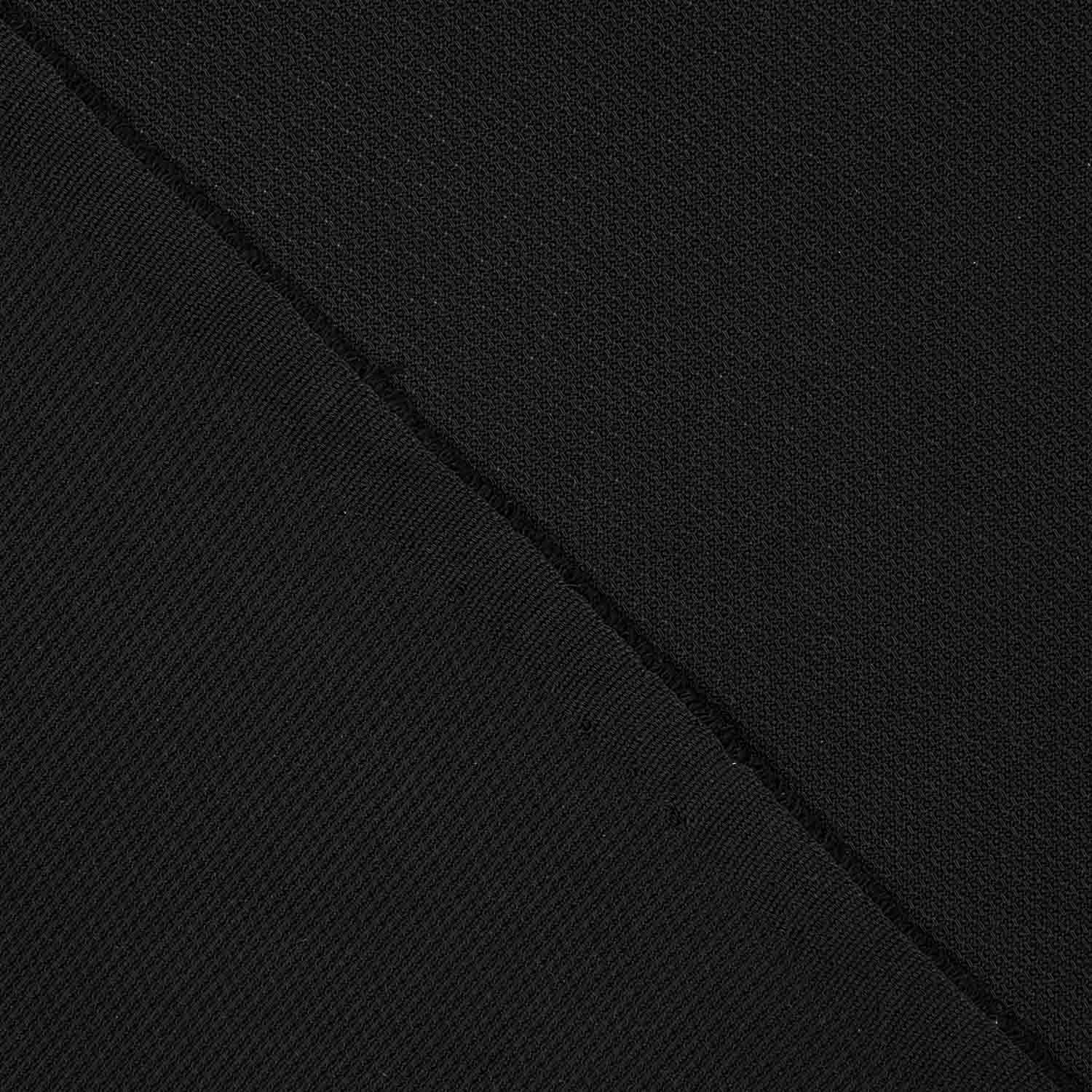 Retal Cuadrillé Poliéster Negro - Varias medidas x ancho de 140 cm - Ribes y Casals