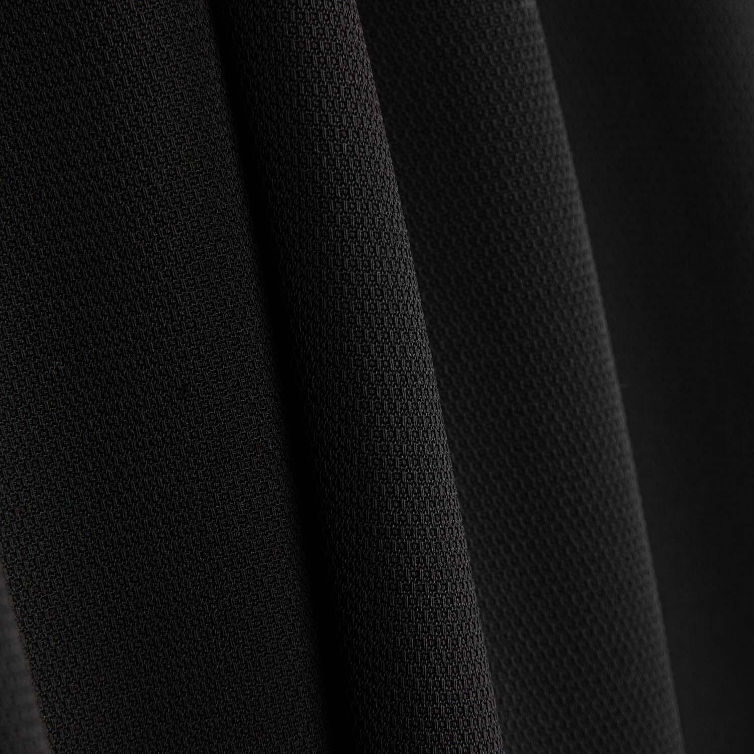Retal Cuadrillé Poliéster Negro - Varias medidas x ancho de 140 cm - Ribes y Casals