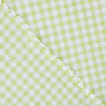 Seersucker Cuadros Verde Claro - Ribes y Casals