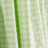 Seersucker Cuadros Verde Claro - Ribes y Casals