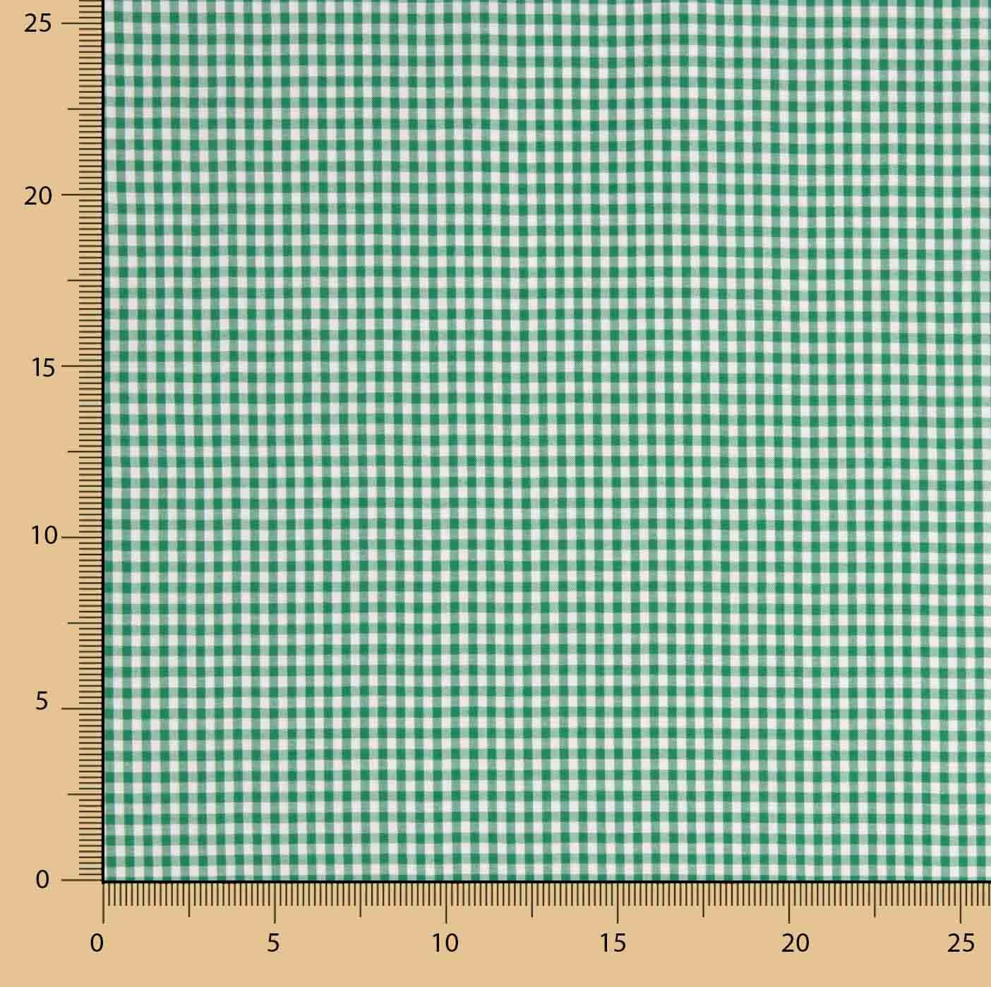 Cuadros Vichy Basic Verde Mini 2 mm - Ribes y Casals