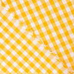 Cuadros Vichy Basic Amarillo Grande 8 mm - Ribes y Casals