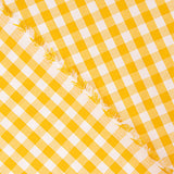 Cuadros Vichy Basic Amarillo Grande 8 mm - Ribes y Casals