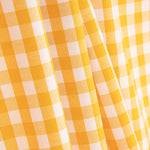 Cuadros Vichy Basic Amarillo Grande 8 mm - Ribes y Casals
