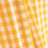 Cuadros Vichy Basic Amarillo Grande 8 mm - Ribes y Casals