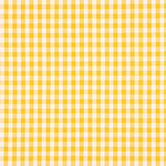 Cuadros Vichy Basic Amarillo Grande 8 mm - Ribes y Casals