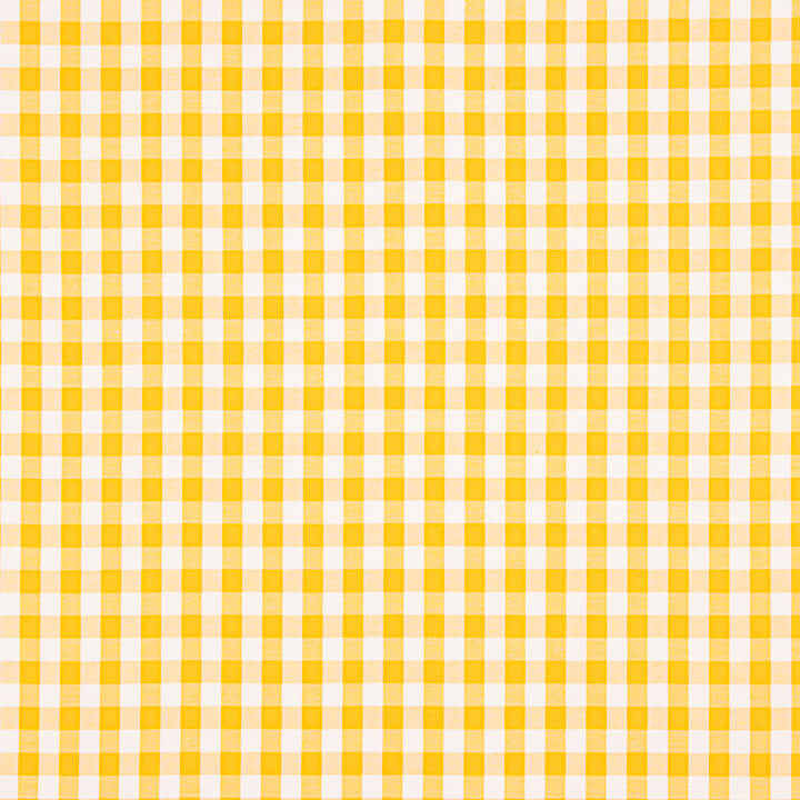 Cuadros Vichy Basic Amarillo Grande 8 mm - Ribes y Casals
