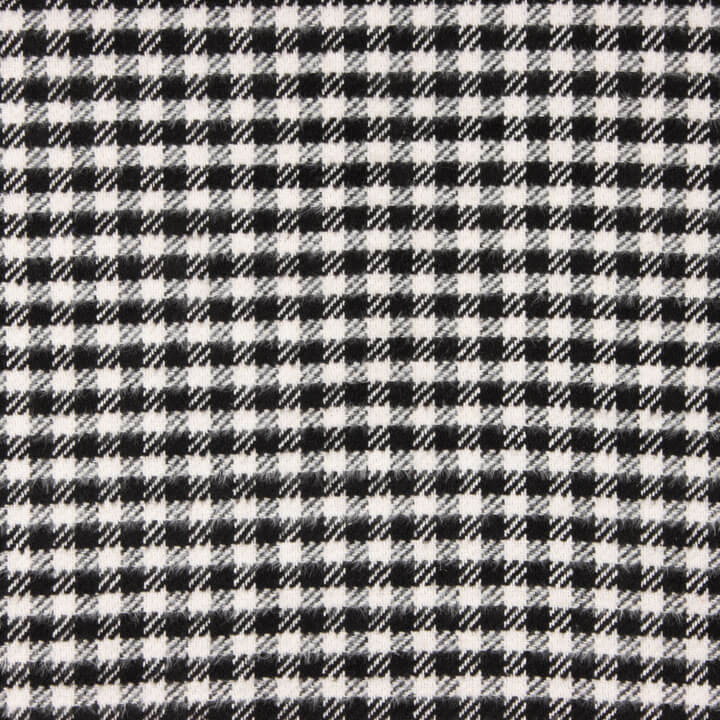 Tweed de Lana Oxford Blanco y Negro - Ribes y Casals
