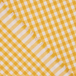 Cuadros Vichy Basic Amarillo Mediano 6 mm - Ribes y Casals