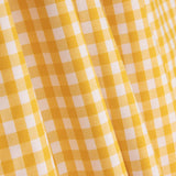 Cuadros Vichy Basic Amarillo Mediano 6 mm - Ribes y Casals