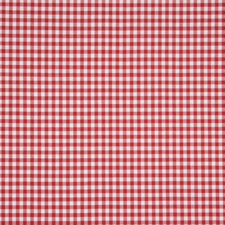 Cuadros Vichy Basic Rojo Mediano 6 mm - Ribes y Casals