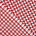Cuadros Vichy Basic Rojo Mediano 6 mm - Ribes y Casals