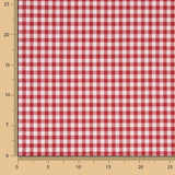 Cuadros Vichy Basic Rojo Mediano 6 mm - Ribes y Casals