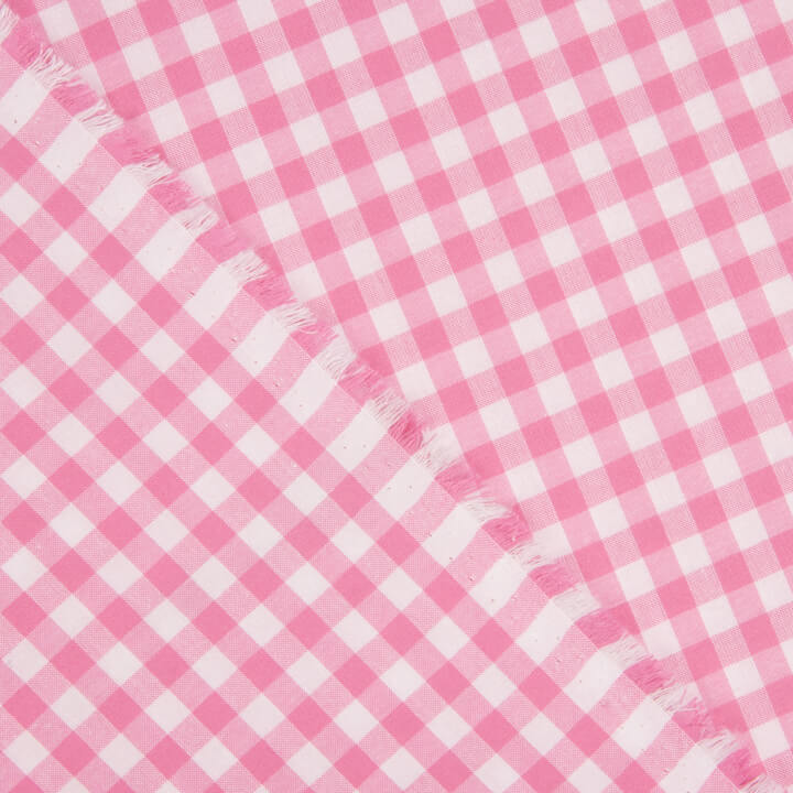 Cuadros Vichy Basic Rosa Mediano 6 mm - Ribes y Casals