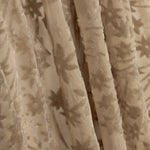 Devoré Floral Tonos Beige sobre Gasa - Ribes y Casals