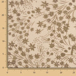 Devoré Floral Tonos Beige sobre Gasa - Ribes y Casals