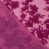Devoré Floral Fucsia sobre Gasa - Ribes y Casals