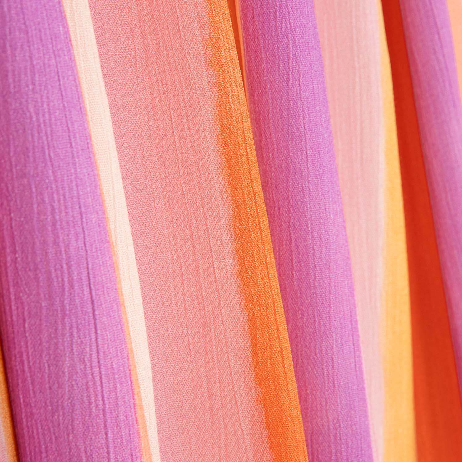 Viscosa Bambula Estampada Rayas Multicolor Suave - Ribes y Casals