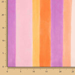 Retal Viscosa Bambula Estampada Rayas Multicolor Suave - Varias medidas x ancho de 130 cm - Ribes y Casals