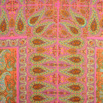 Retal Crepé Viscosa Estampada Paisley Boho Fucsia - Varias medidas x ancho de 140 cm - Ribes y Casals