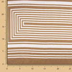 Satén Poliéster Estampado Café Latte - Ribes y Casals