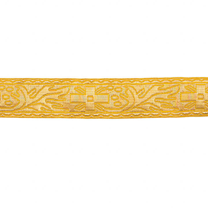 Galón Metalizado Dorado Ref.438 – Ancho 40 mm - Ribes y Casals