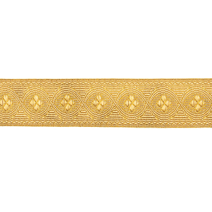 Galón Metalizado Dorado Ref.520 – Ancho 40 mm - Ribes y Casals