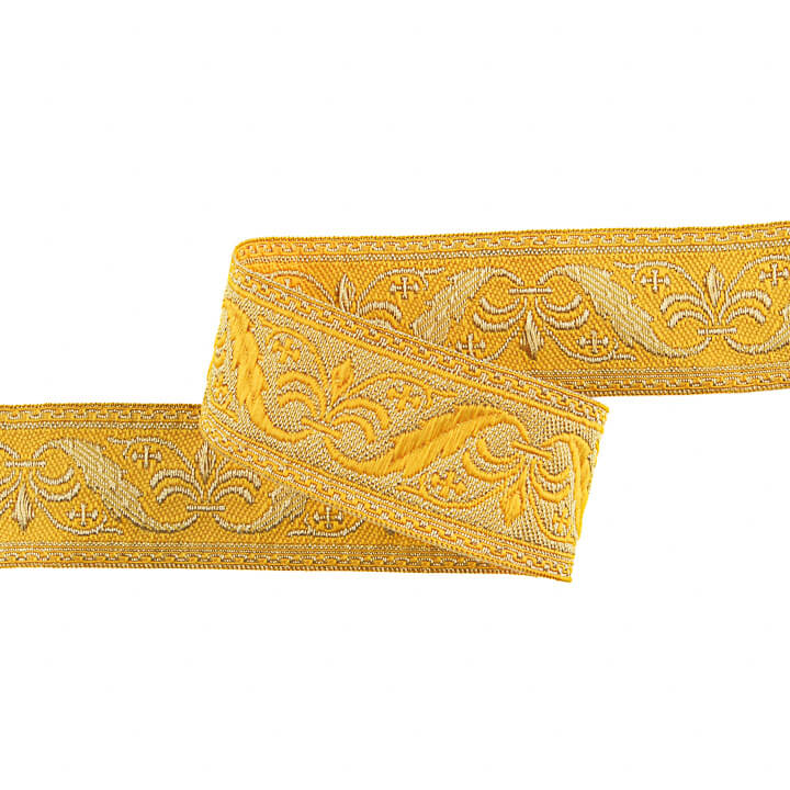 Galón Metalizado Dorado Ref.428 – Ancho 40 mm - Ribes y Casals