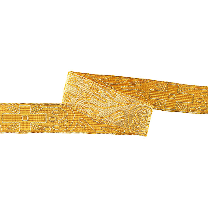 Galón Metalizado Dorado Ref.438 – Ancho 25 mm - Ribes y Casals