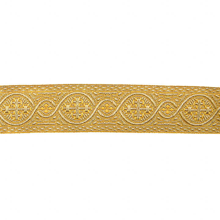 Galón Metalizado Dorado Ref.468 – Ancho 40 mm - Ribes y Casals