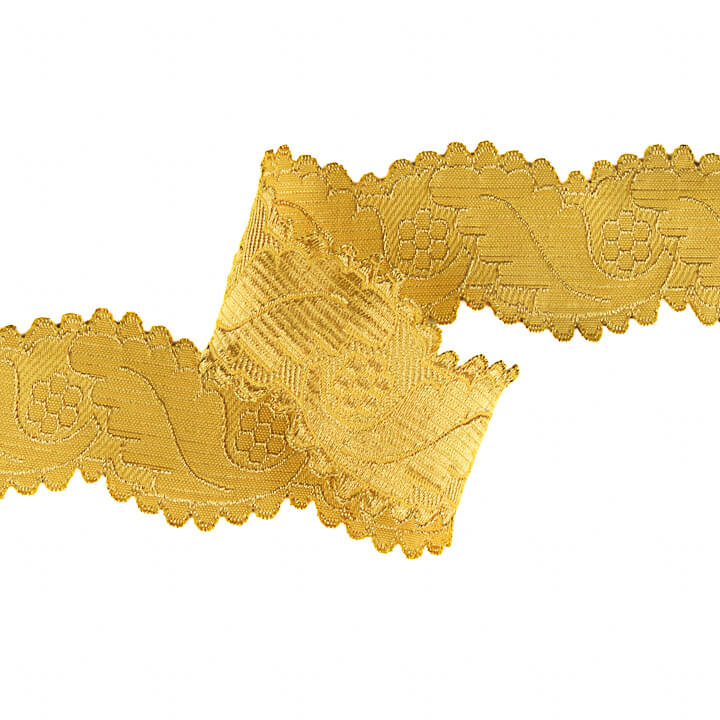 Galón Metalizado Dorado Ref.7908 – Ancho 40 mm - Ribes y Casals