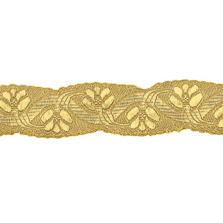 Galón Metalizado Dorado Ref.95001 – Ancho 40 mm - Ribes y Casals