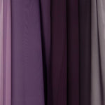 Gasa Estampada Cascada Malva Morado - Ribes y Casals